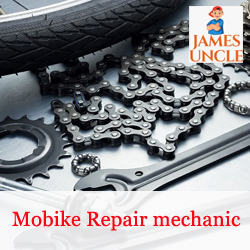 Mobike Repair mechanic Mr. Raju Sen in Uttar Kalamdan
